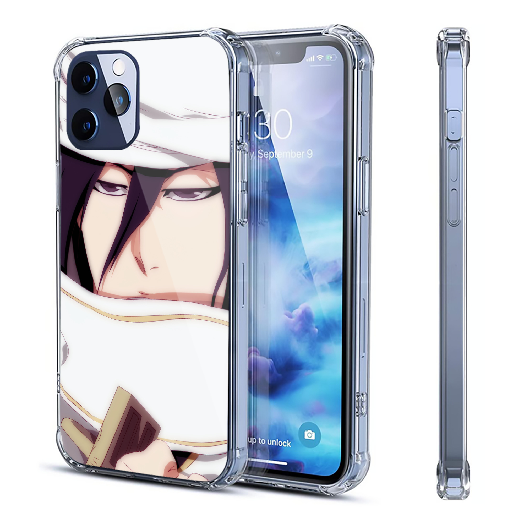 （画像用） ブリーチ BLEACH 【iPhone 12シリーズ対応】透明スマホケース（クリアソフトケース）